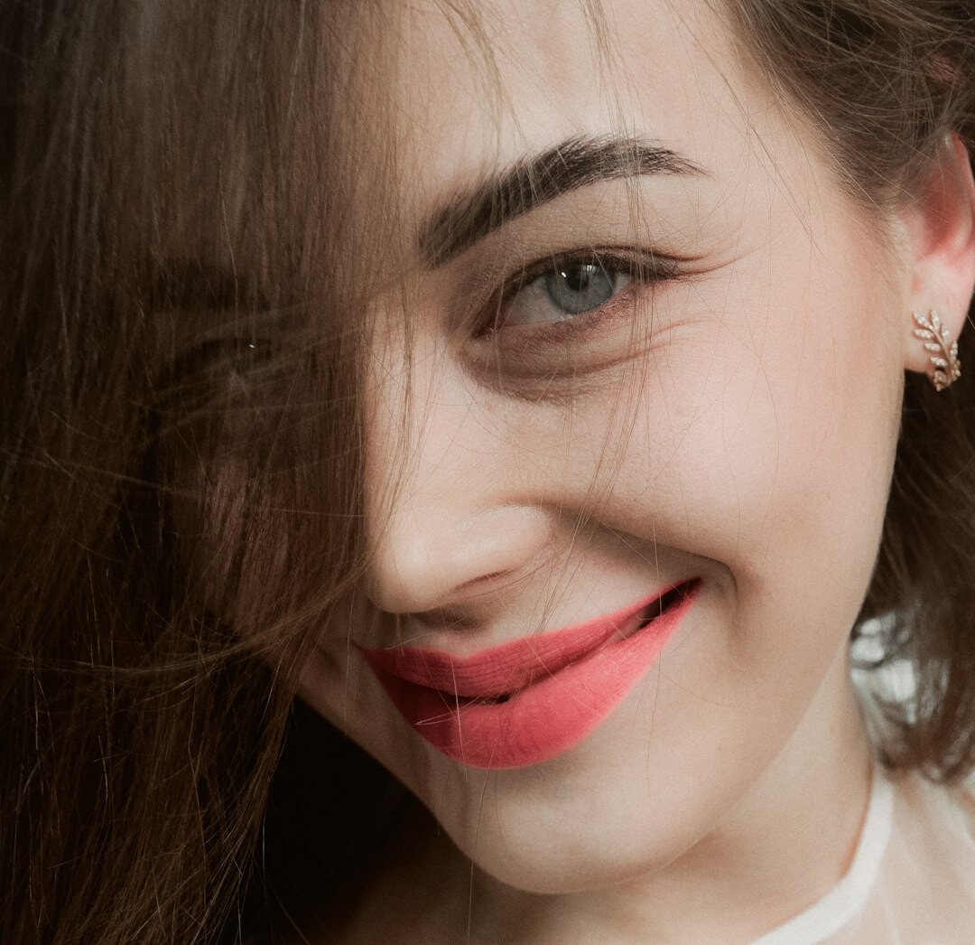 Swiss woman smiling in business casual clothing, portrait