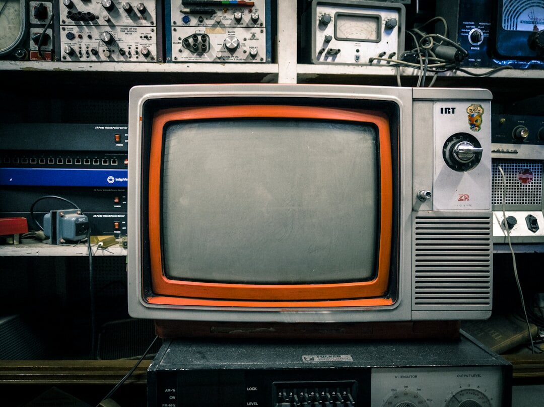 vintage television showing classic series