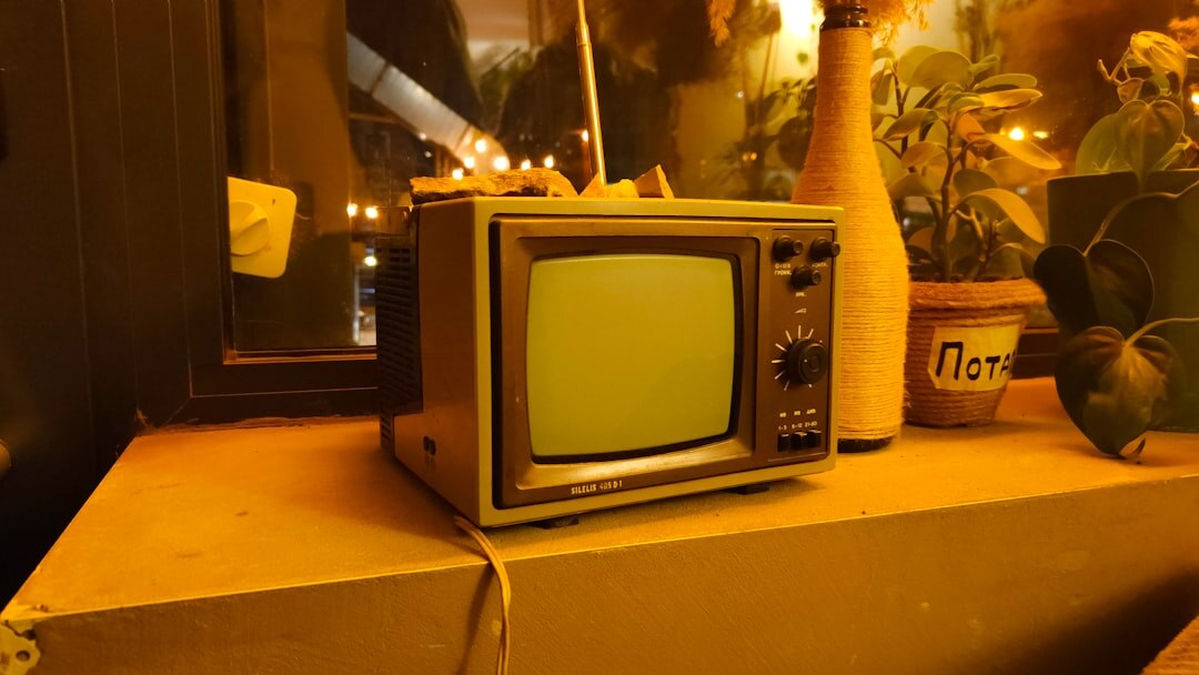 vintage television set 1950s