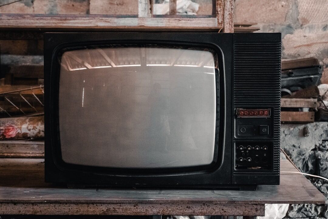 vintage television set