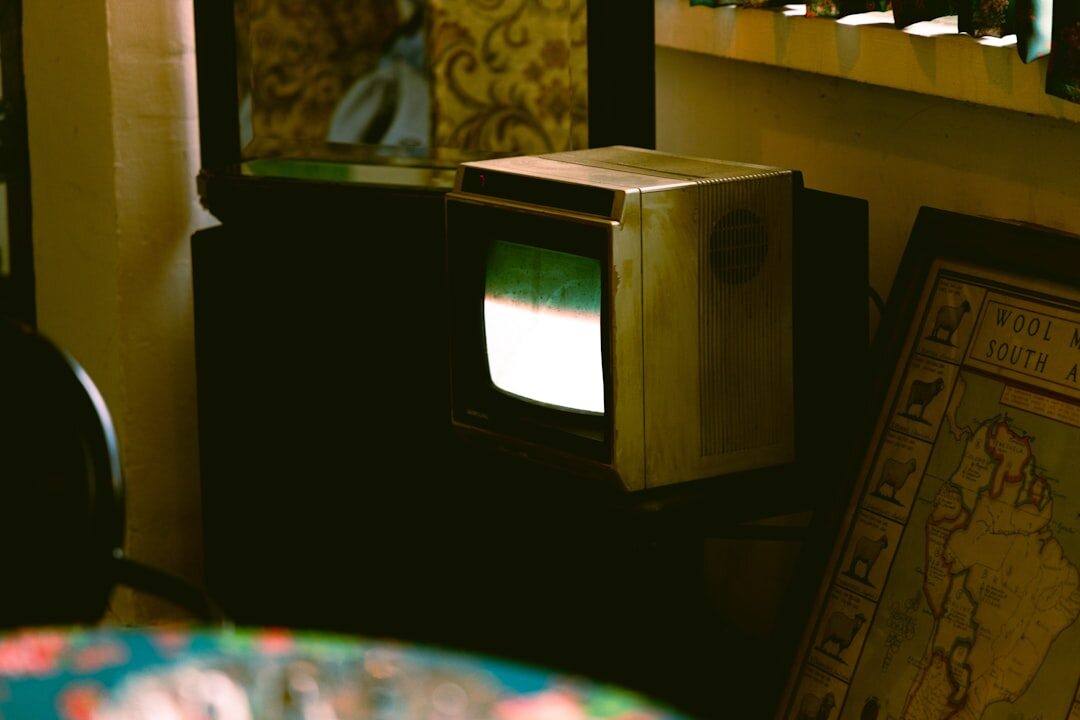 vintage television set 1950s